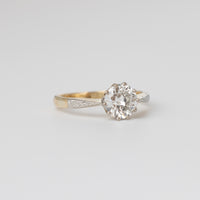 1 Carat Old-Cut Diamond Engagement Ring