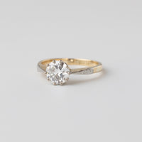 1 Carat Old-Cut Diamond Engagement Ring