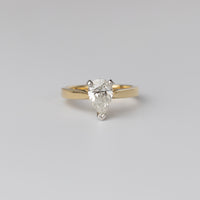 1.70 Carat Pear Shaped Diamond Ring