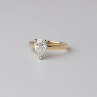 1.70 Carat Pear Shaped Diamond Ring