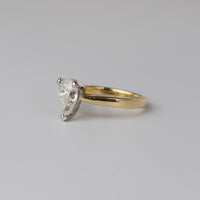 1.70 Carat Pear Shaped Diamond Ring