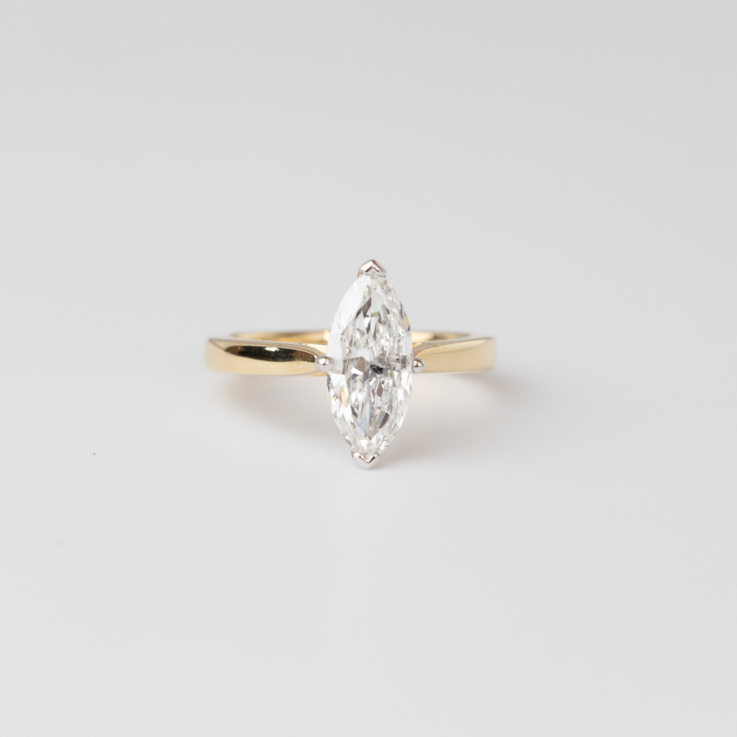 1.5 Carat Marquise Diamond Engagement Ring