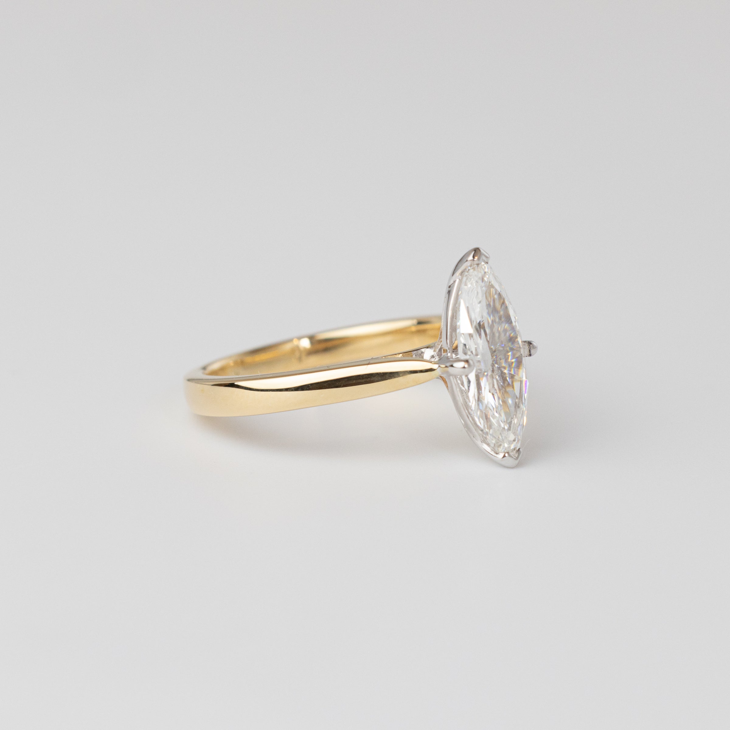 1.5 Carat Marquise Diamond Engagement Ring