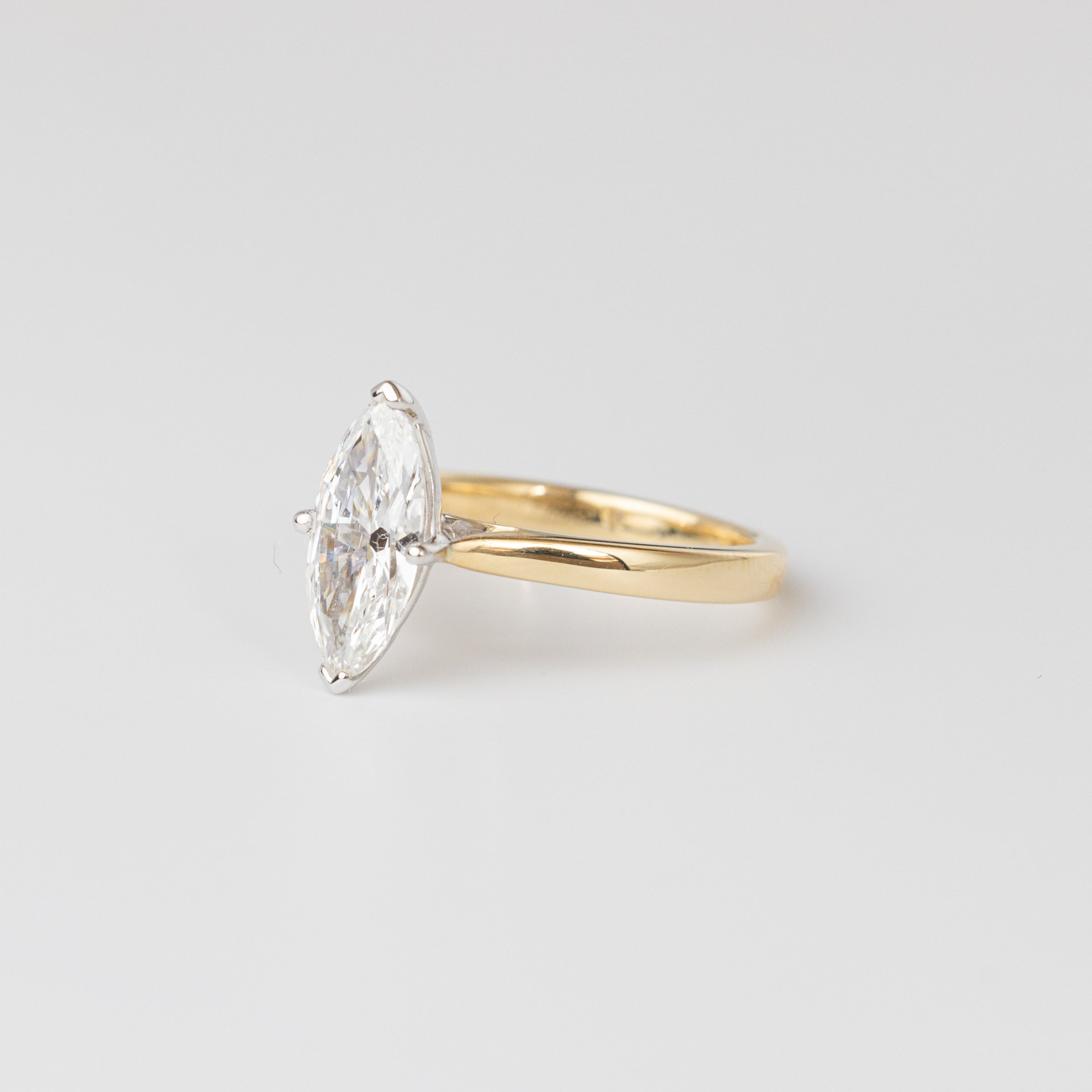 1.5 Carat Marquise Diamond Engagement Ring