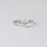 1 Carat Oval Diamond Engagement Ring