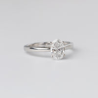 1 Carat Oval Diamond Engagement Ring
