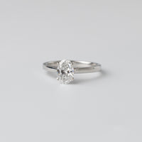 1 Carat Oval Diamond Engagement Ring