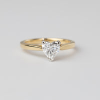 0.90 Carat Heart Diamond Ring