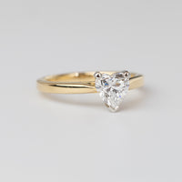 0.90 Carat Heart Diamond Ring