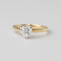 0.90 Carat Heart Diamond Ring