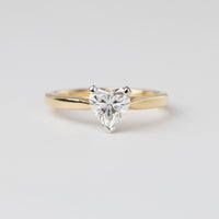 0.90 Carat Heart Diamond Ring