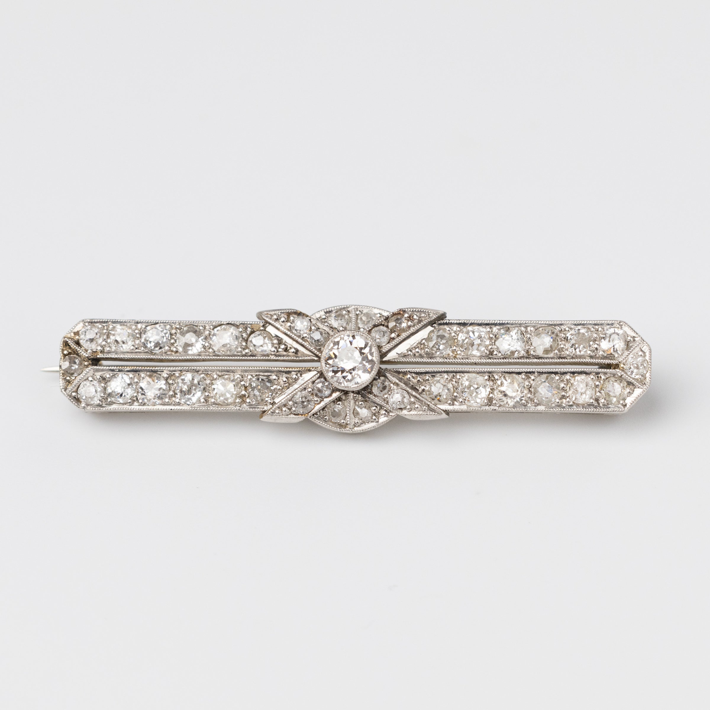 Art Deco Diamond Brooch