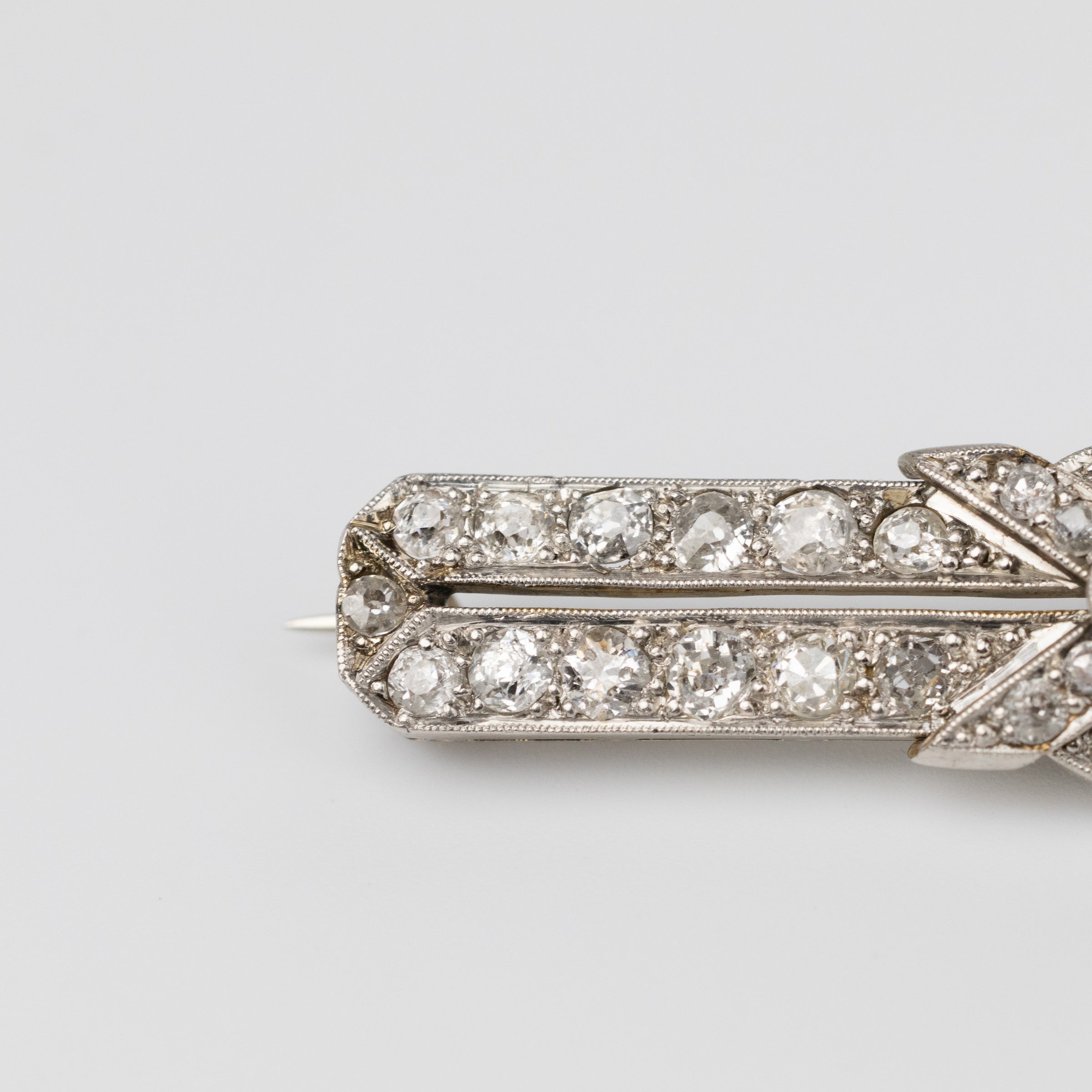 Art Deco Diamond Brooch