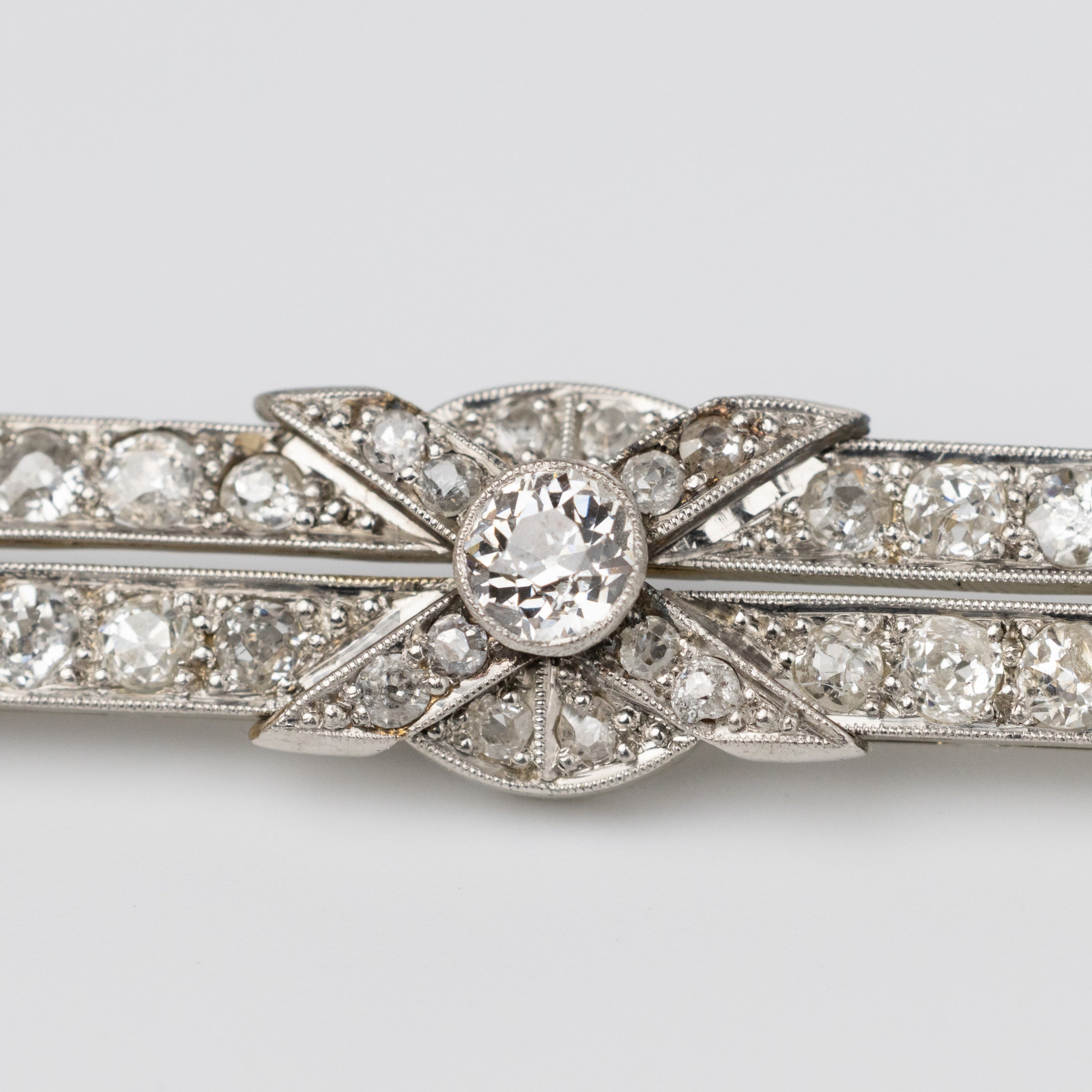 Art Deco Diamond Brooch