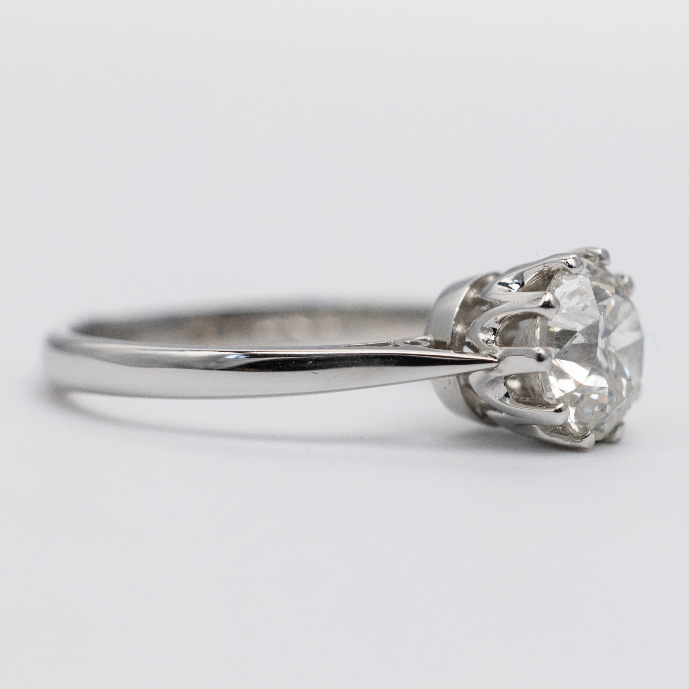 vintage engagement ring left corner
