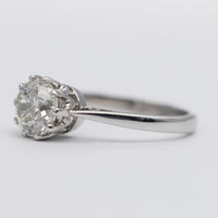 vintage engagement ring right front corner