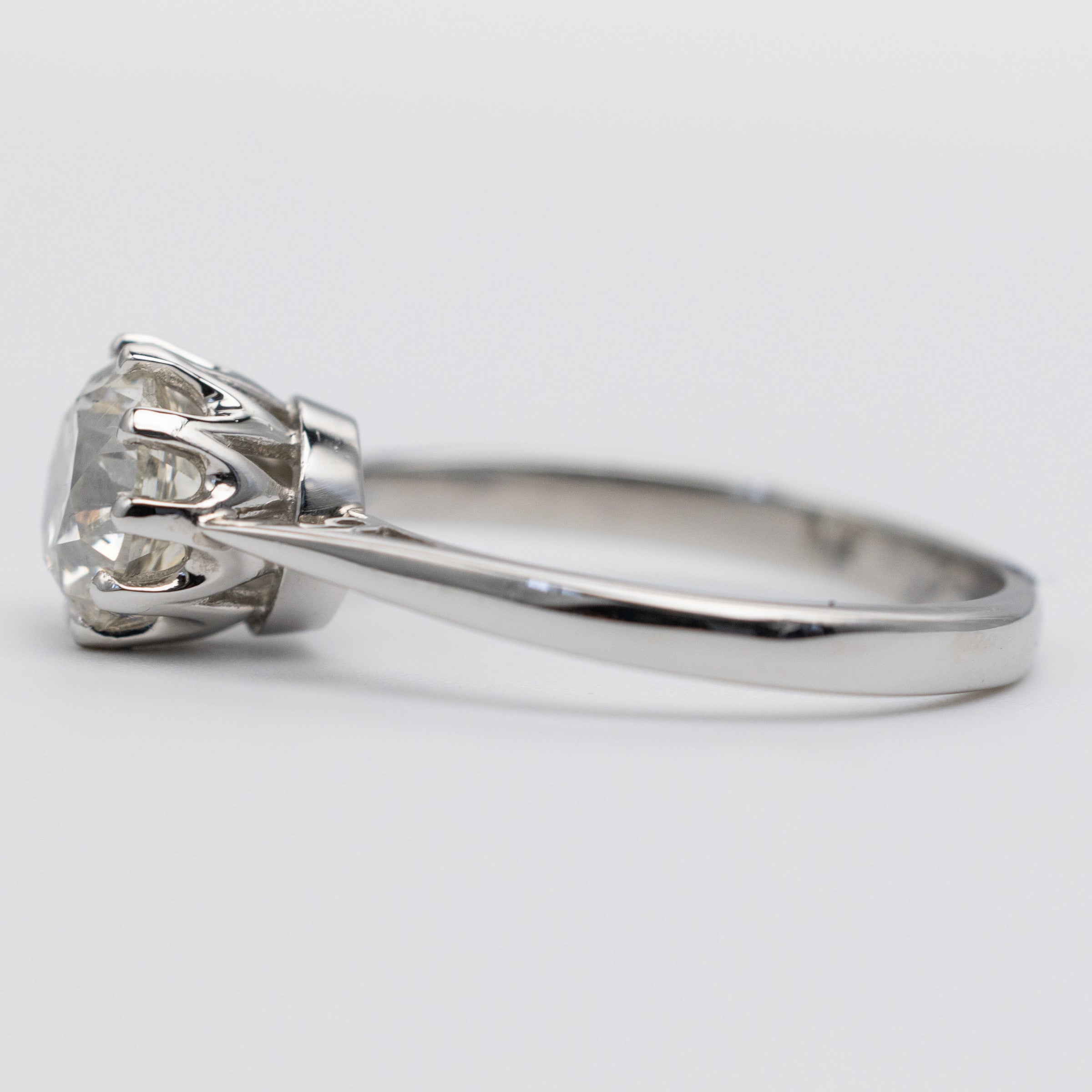 vintage engagement ring right side