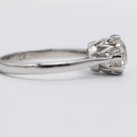 vintage engagement ring left side