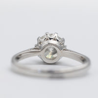 vintage engagement ring back