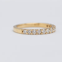 18K Yellow Gold .50ct Diamond Eternity Ring