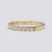 18K Yellow Gold .50ct Diamond Eternity Ring