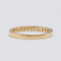 18K Yellow Gold .50ct Diamond Eternity Ring