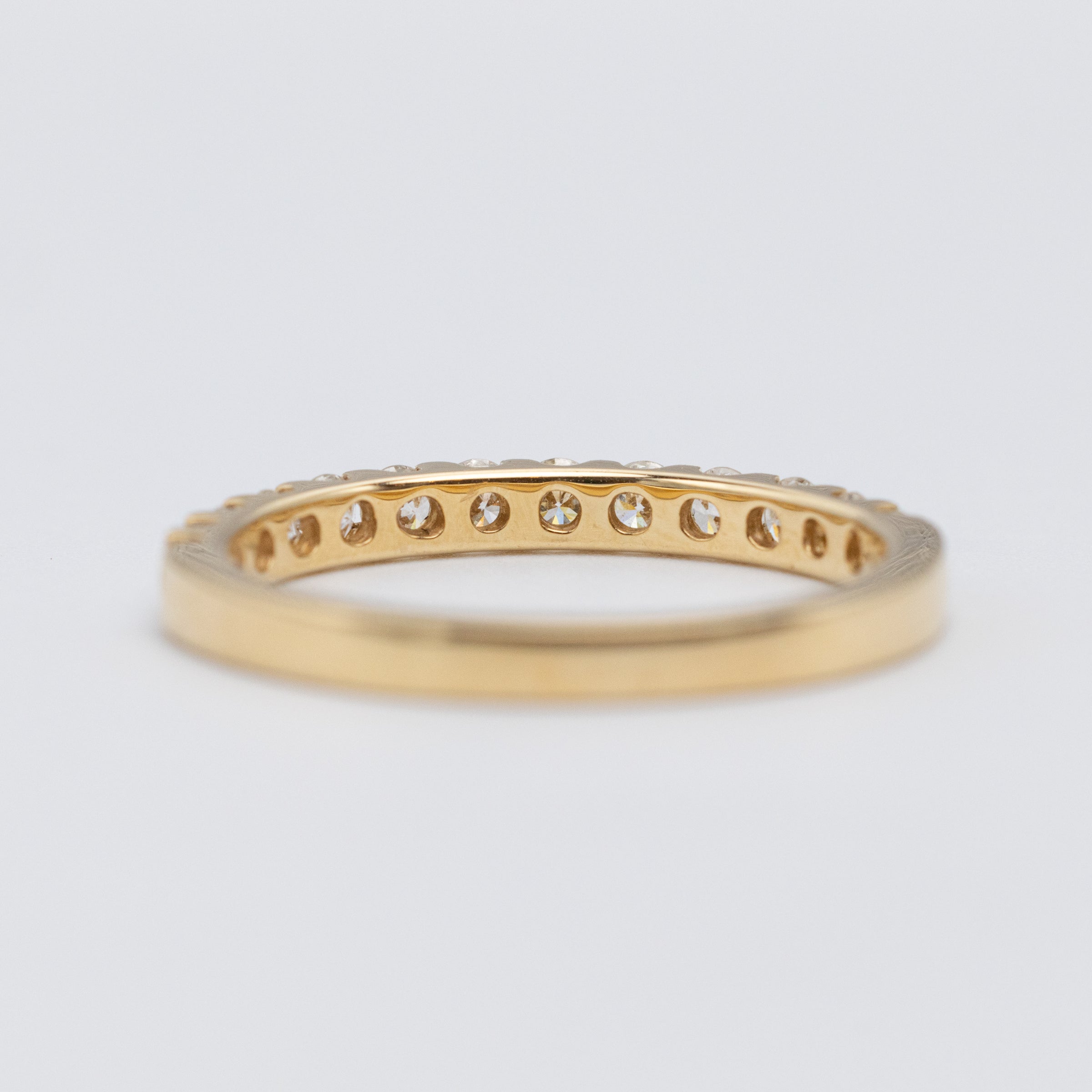 18K Yellow Gold .50ct Diamond Eternity Ring
