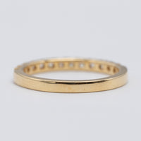 18K Yellow Gold .50ct Diamond Eternity Ring