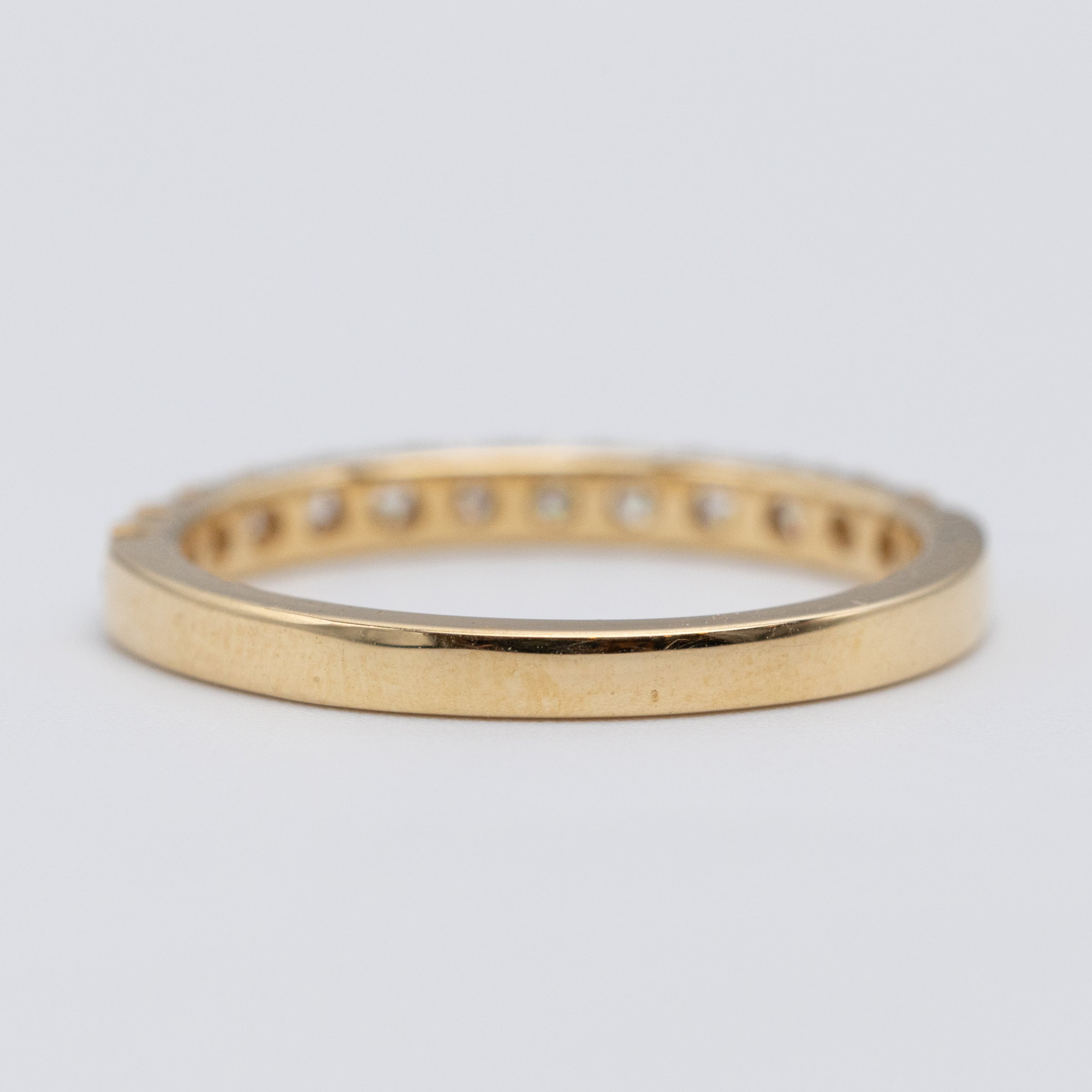 18K Yellow Gold .50ct Diamond Eternity Ring