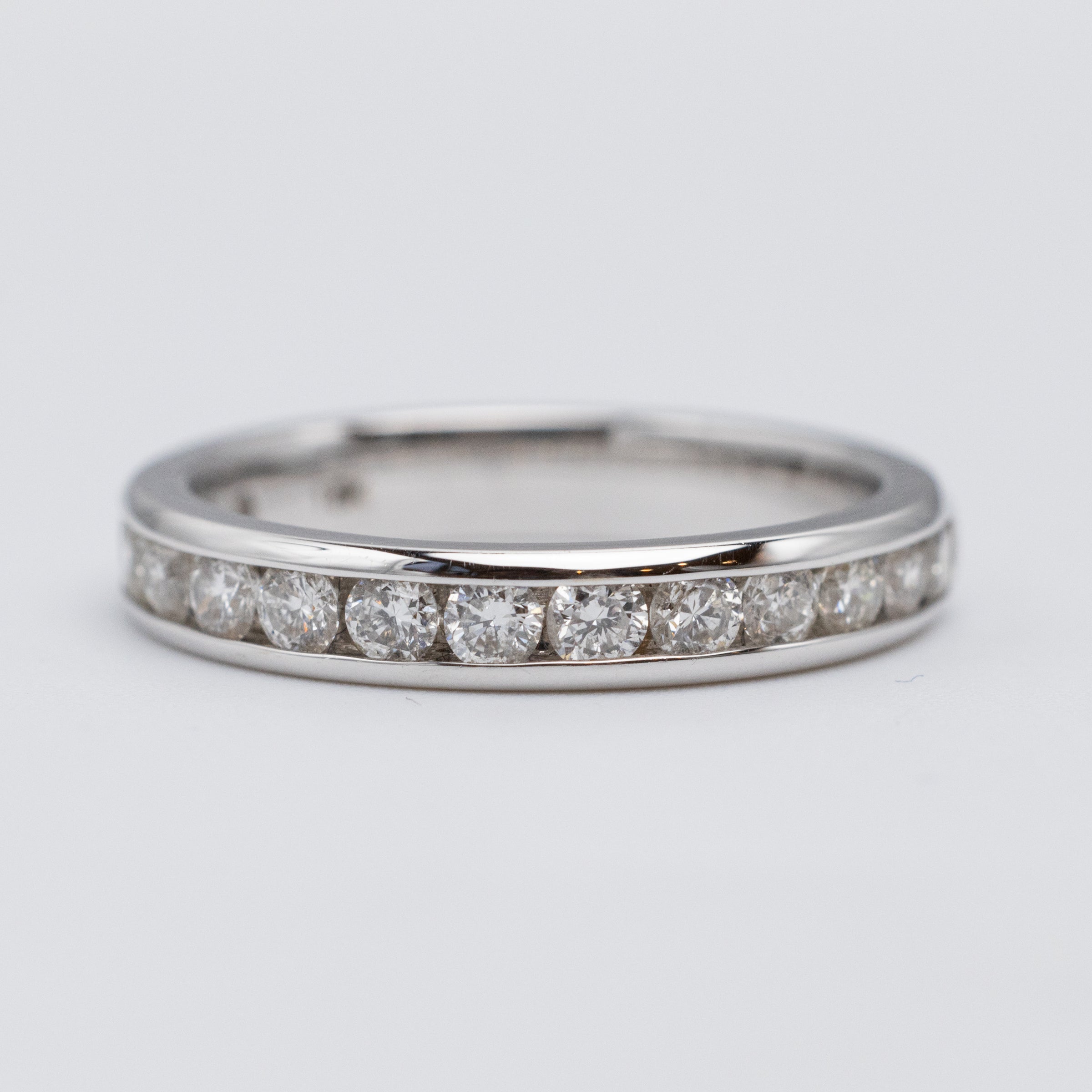 18K White Gold 0.77ct Diamond Eternity Ring