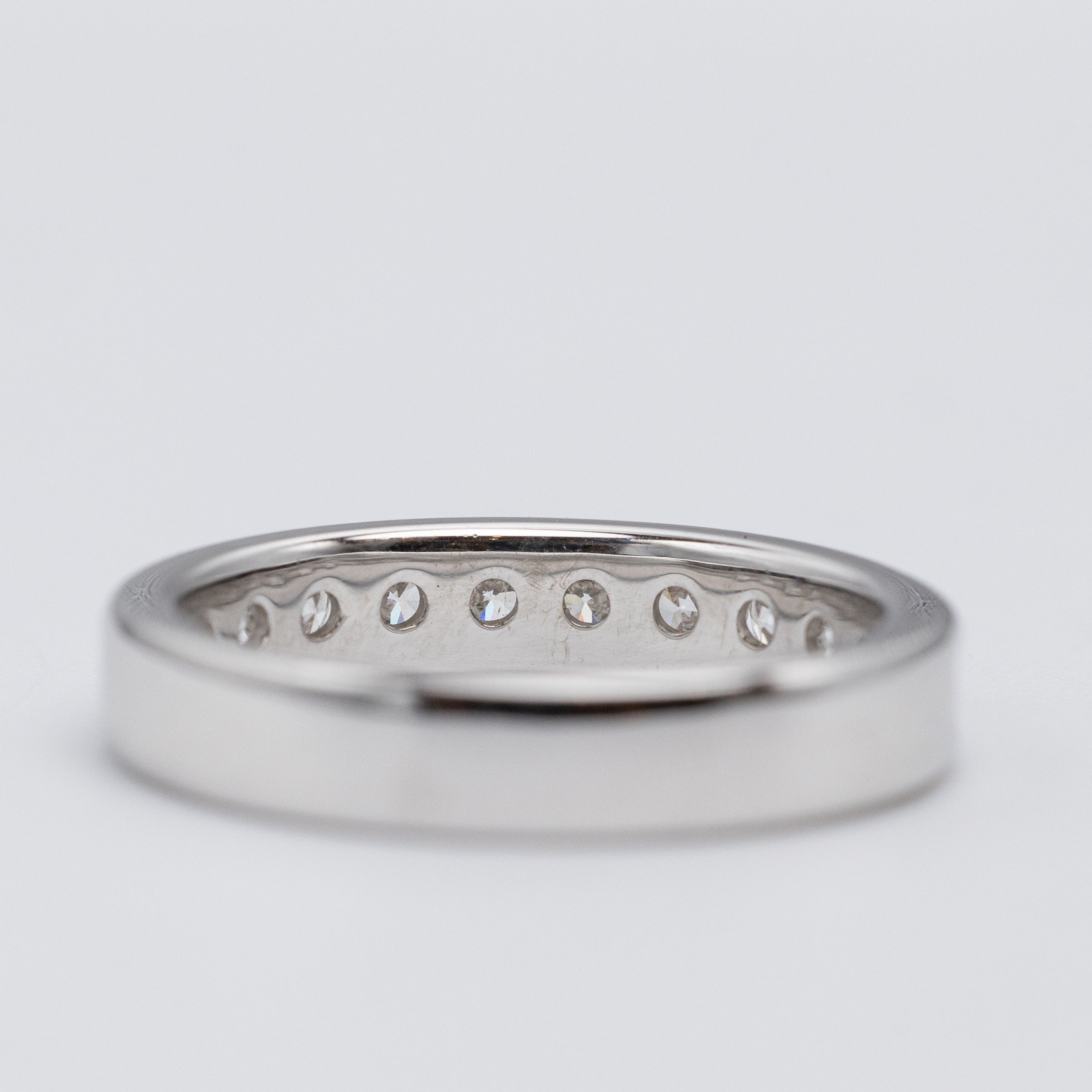 Stunning 18K White Gold Channel Set 0.75ct Diamond Eternity Ring