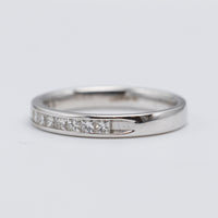 18K White Gold Princess Cut Diamond Eternity Ring