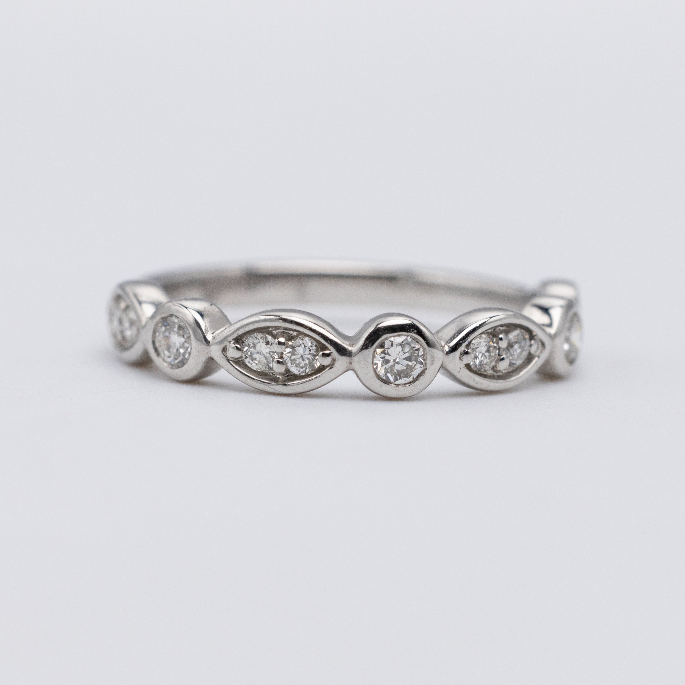 Pretty Platinum Diamond Eternity Ring