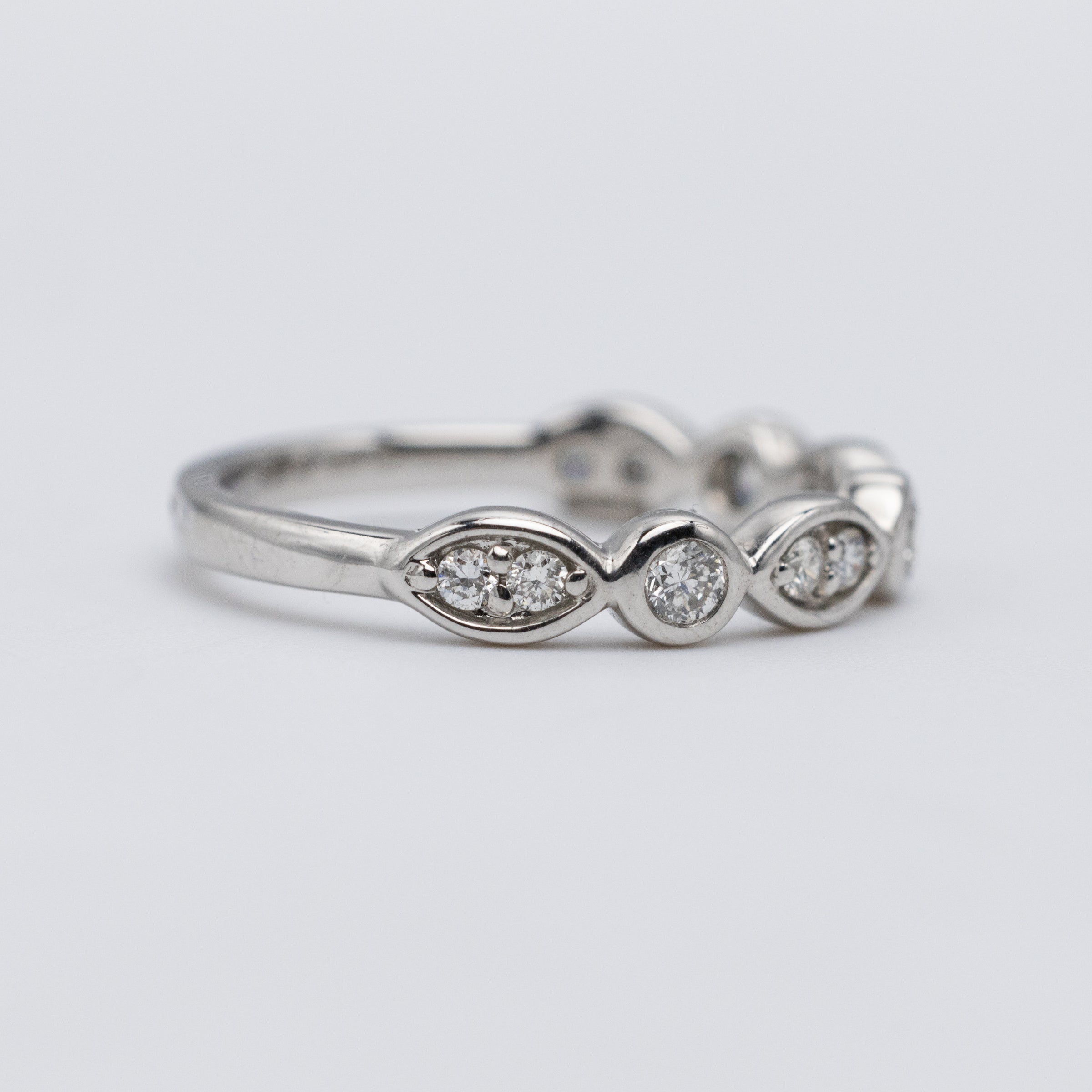 Pretty Platinum Diamond Eternity Ring