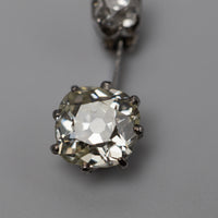 vintage diamond pendant close up 2