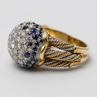 gold sapphire ring right side