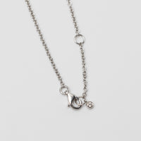 18K Ruby And Diamond Pendant On 18 Inch Chain