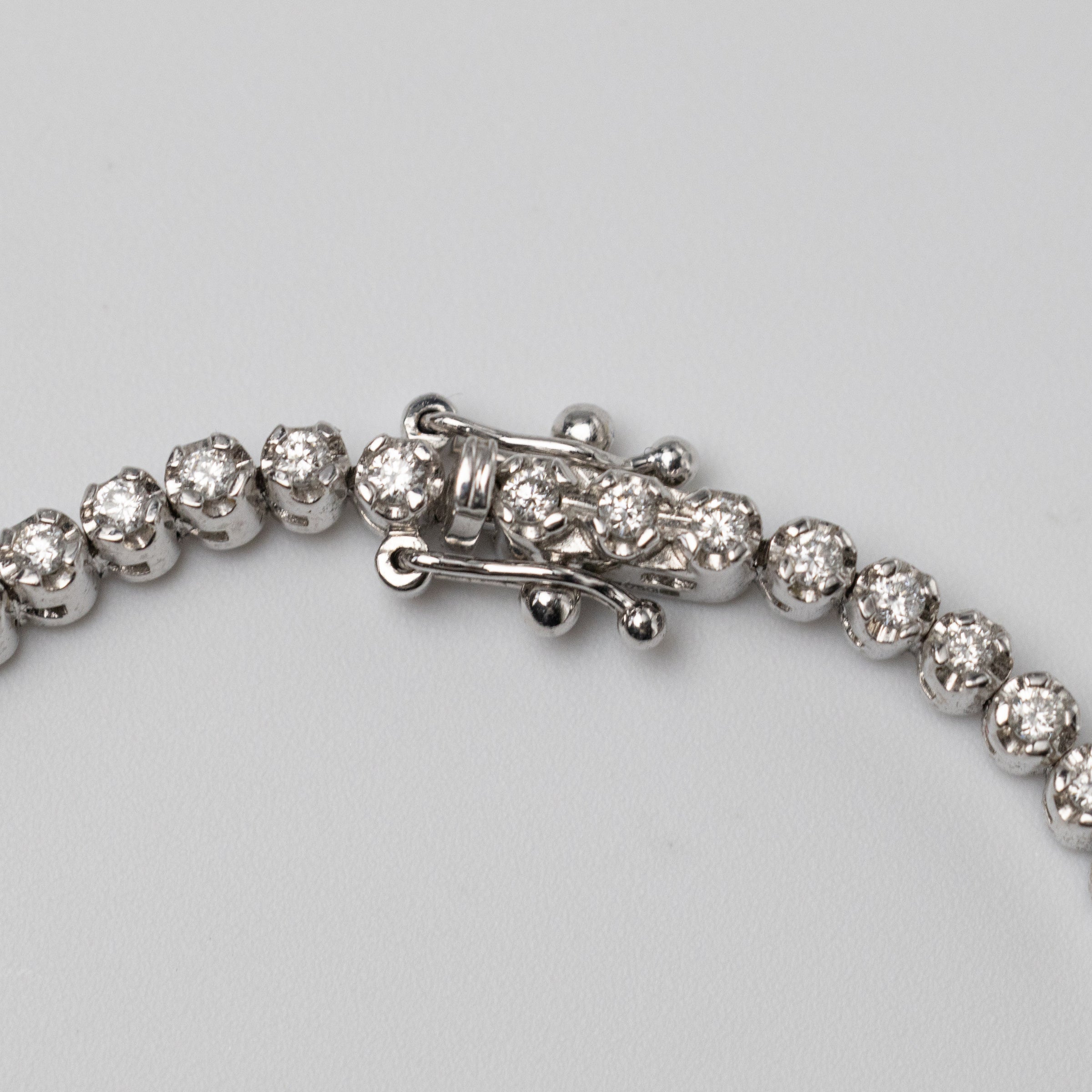 18K White Gold 0.35ct Diamond Tennis Bracelet