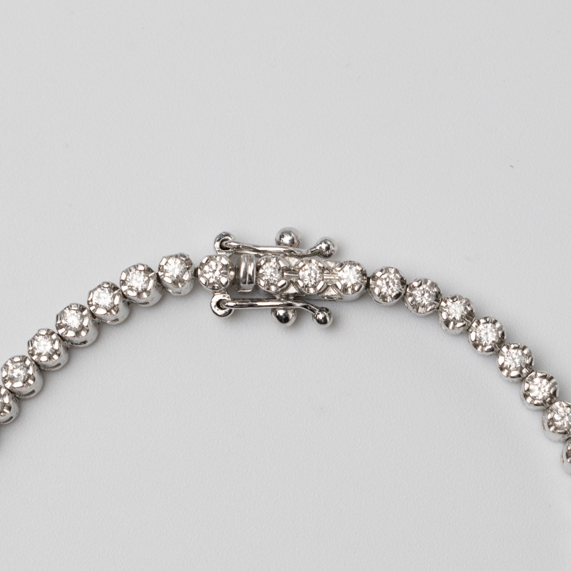 18K White Gold 0.35ct Diamond Tennis Bracelet