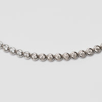 18K Bezel Set 3.04ct Diamond Tennis Bracelet