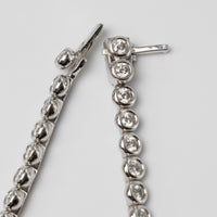 18K Bezel Set 3.04ct Diamond Tennis Bracelet