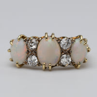 opal and diamond right front close up