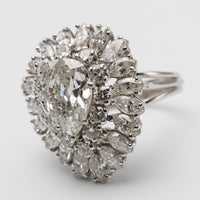 diamond cocktail ring right front