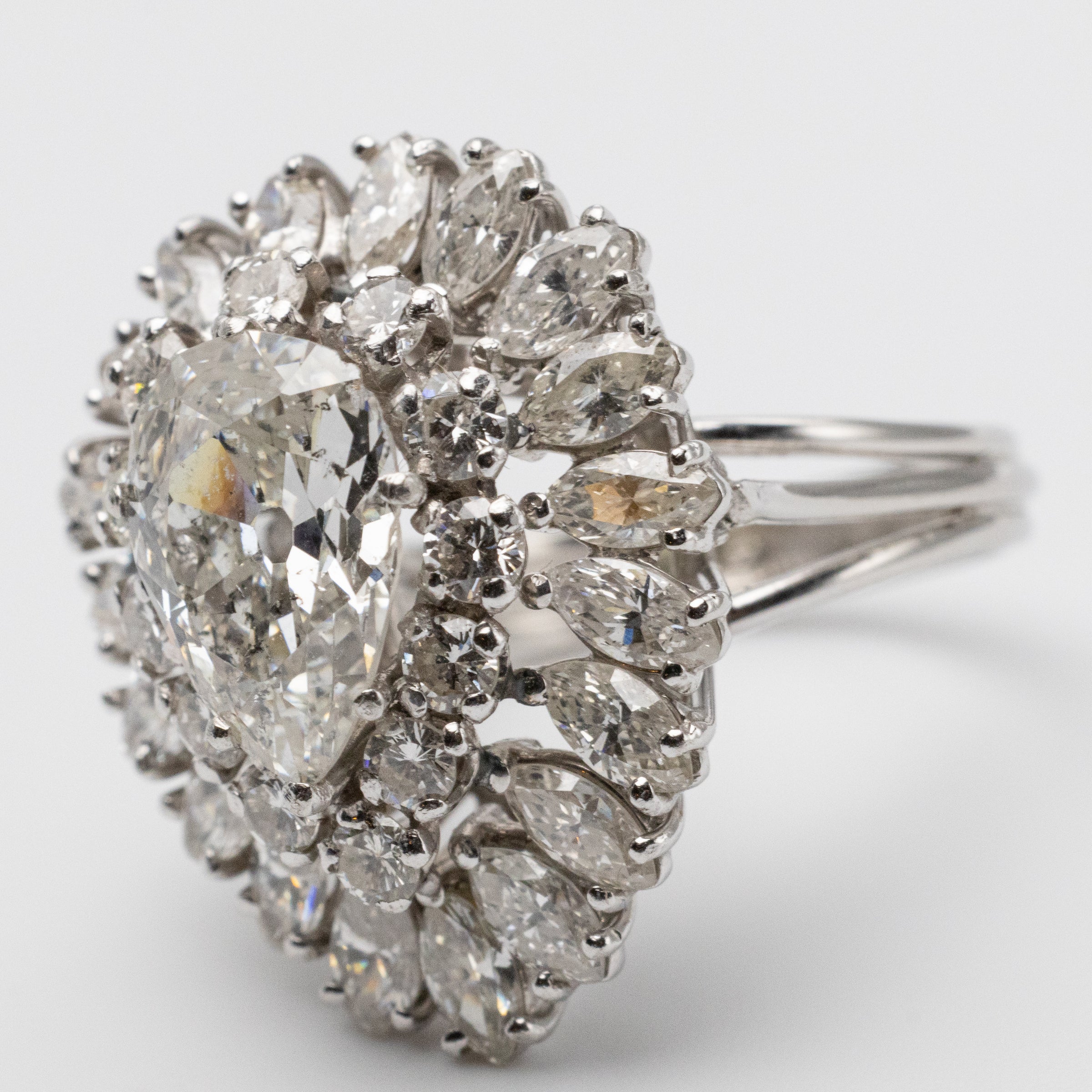 diamond cocktail ring close front right