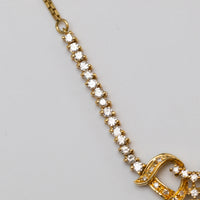 18K Emerald And Diamond Necklace