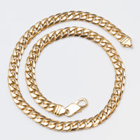 9K Yellow Gold Cuban Curb Link Chain