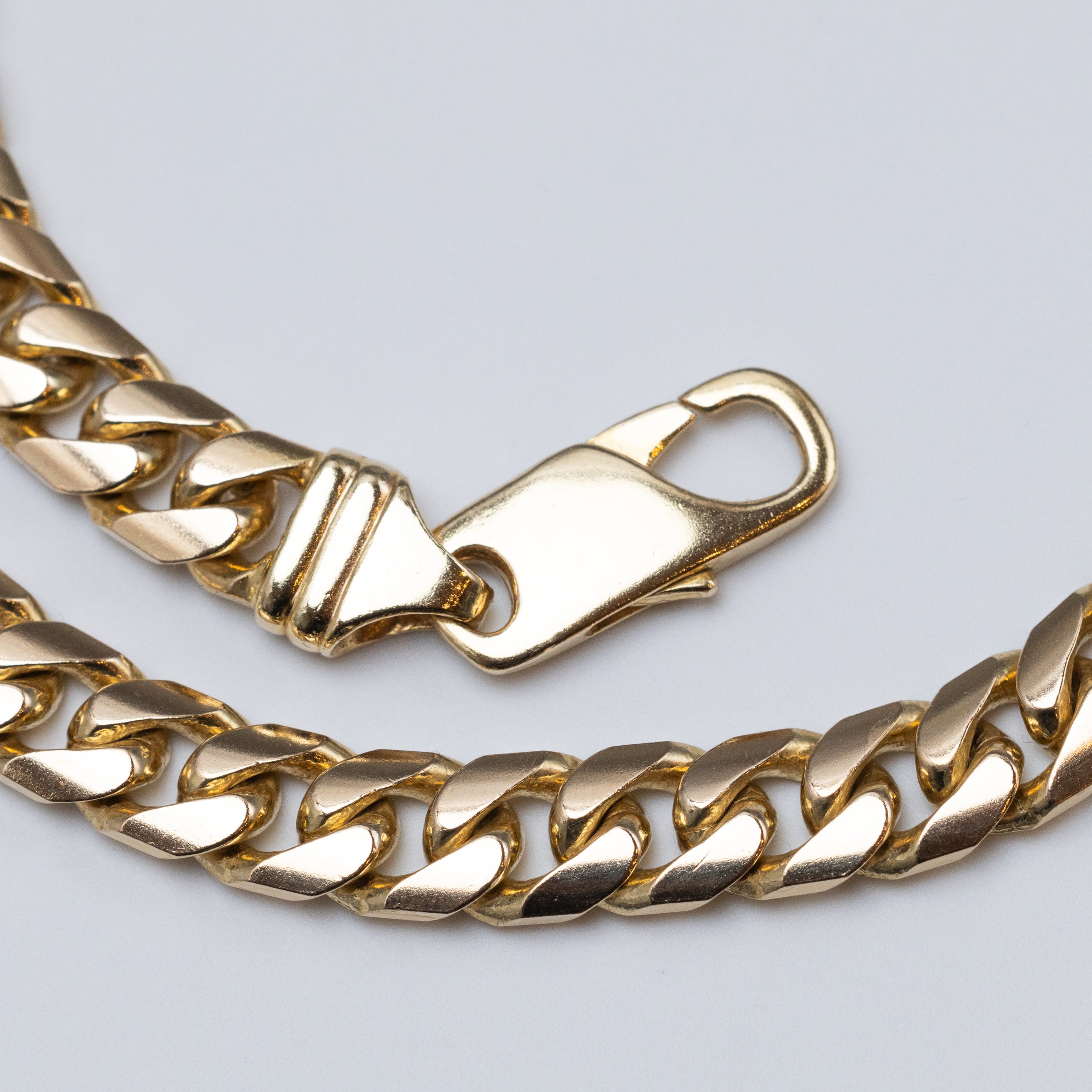 9K Yellow Gold Cuban Curb Link Chain