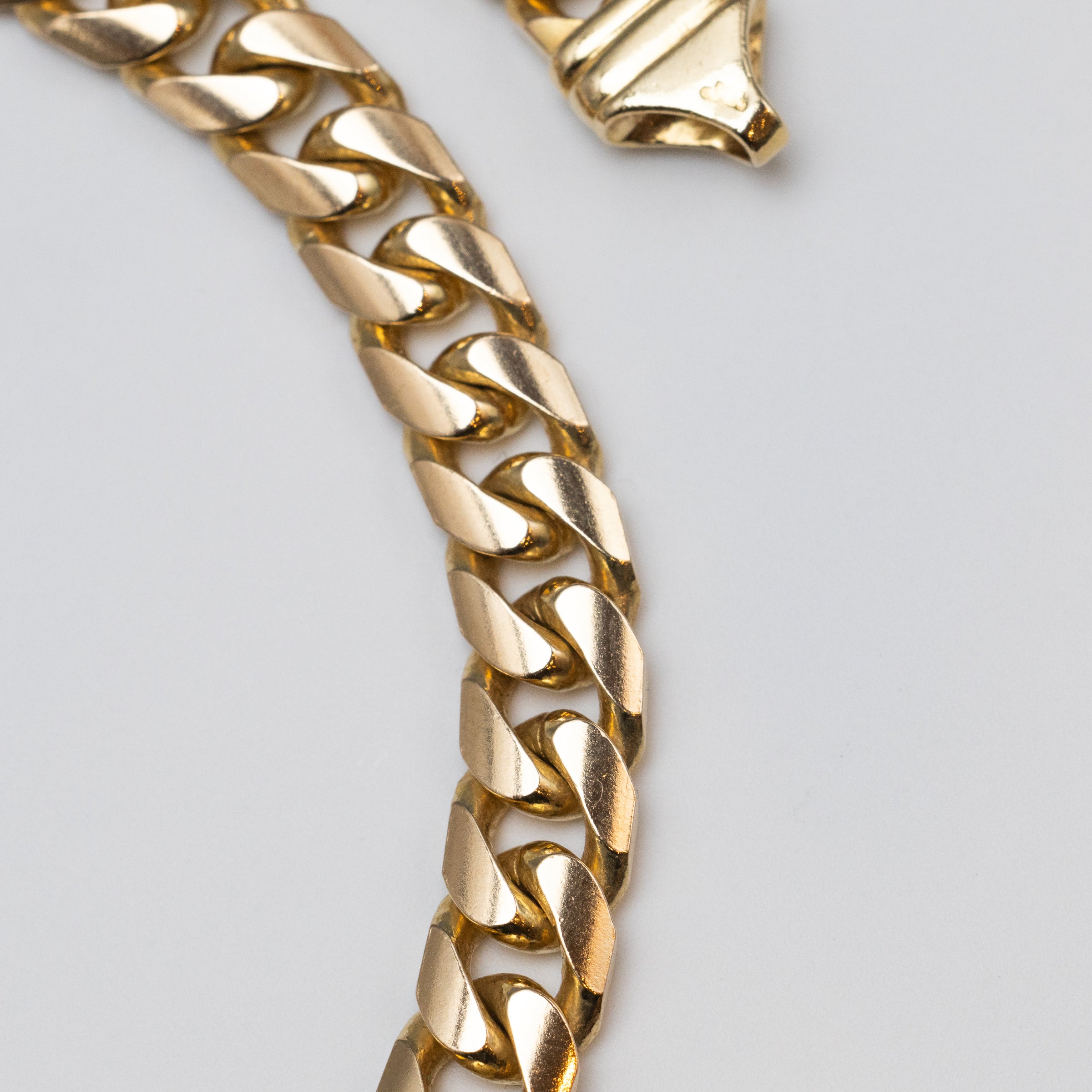 9K Yellow Gold Cuban Curb Link Chain