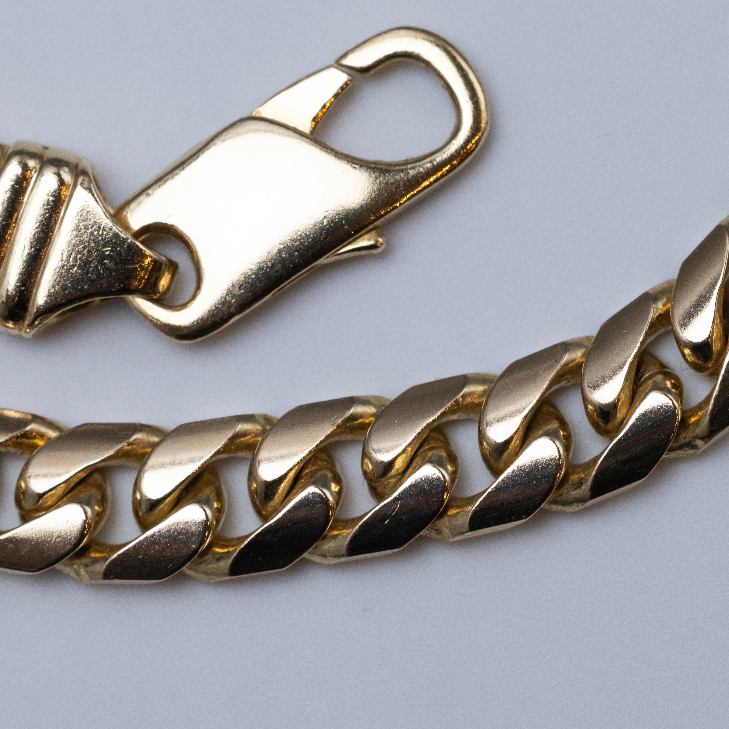 9K Yellow Gold Cuban Curb Link Chain