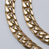 9K Yellow Gold Cuban Curb Link Chain